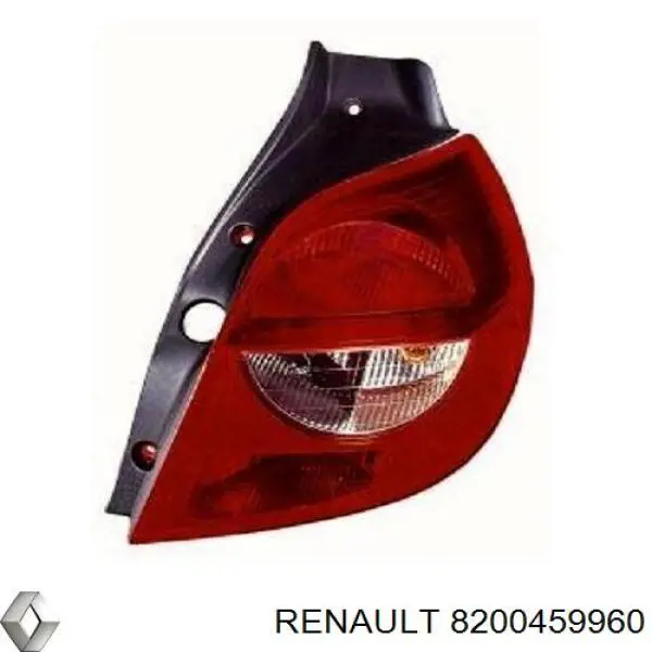 Lampa zespolona tylna prawa Renault (RVI) 8200459960 cena, od 57,89 USD