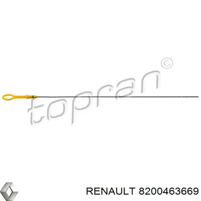 8200463669 Renault (RVI) Bagnet poziomu oleju w silniku