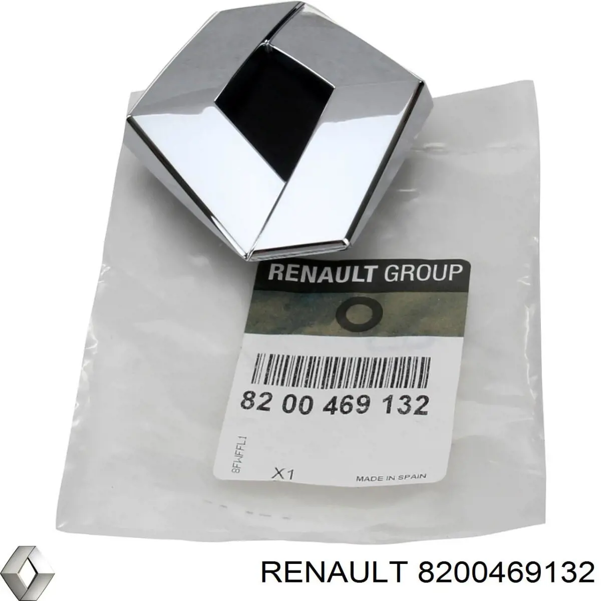 Emblemat na klapę bagaznika (znaczek firmowy) do Renault Clio III BR01, CR01