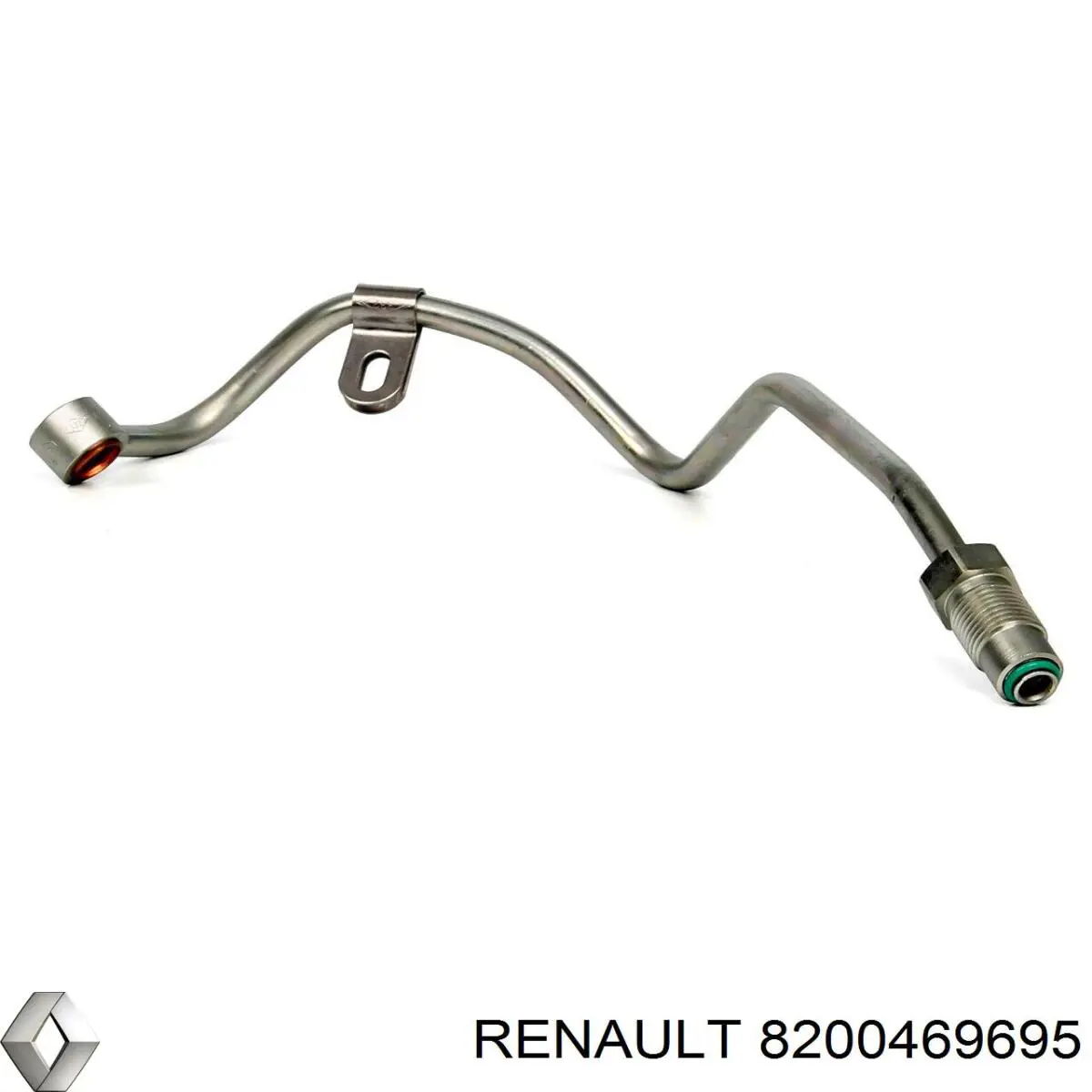 Do koszyka 8200469695 Renault (RVI) Rurka (przewód) dopływu oleju do turbiny