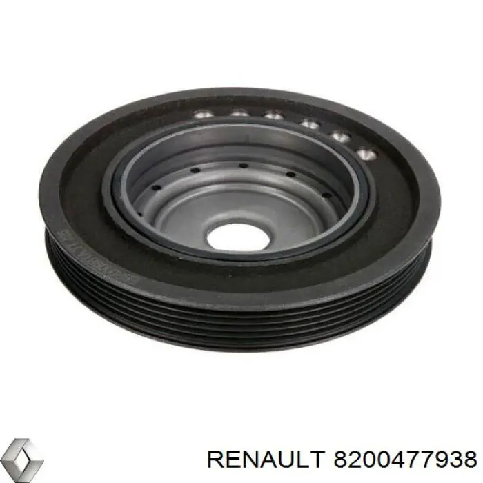 Do koszyka 8200477938 Renault (RVI) Koło pasowe wału korbowego