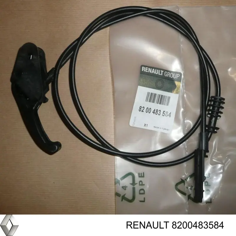 Do koszyka Linka otwierania maski Renault Scenic I JA0, JA1, FA0