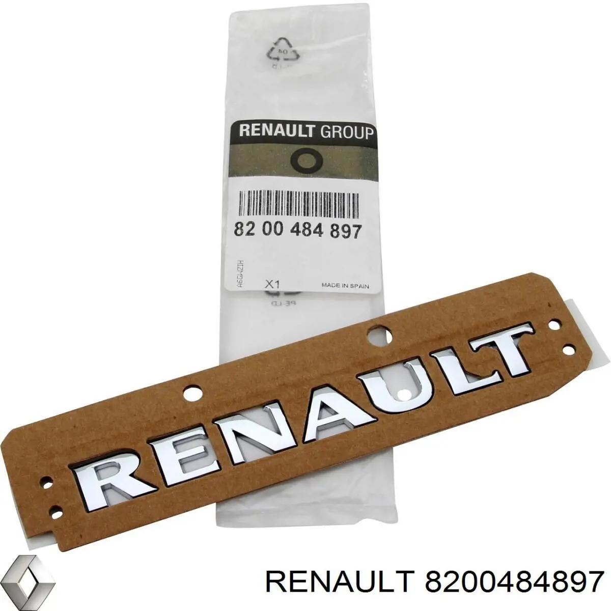 Emblemat na klapę bagaznika (znaczek firmowy) do Renault Megane II LM0, LM1