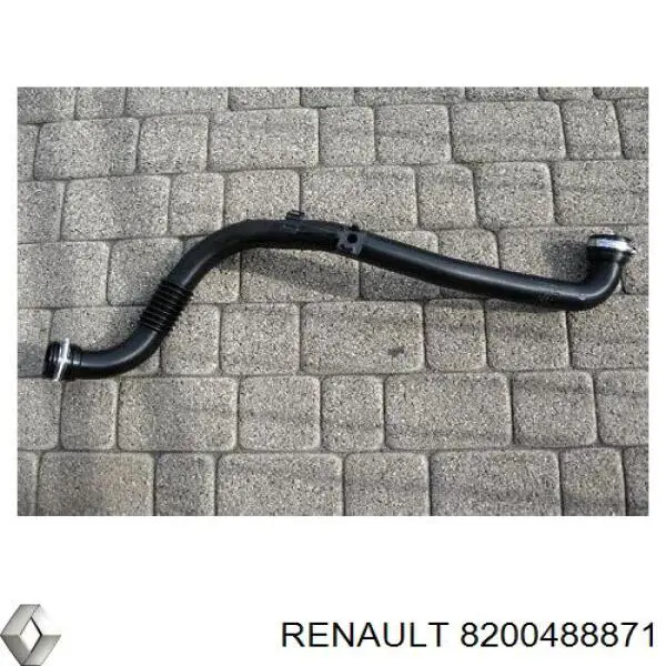 Do koszyka 8200488871 Renault (RVI) Przewód (króciec) intercoolera