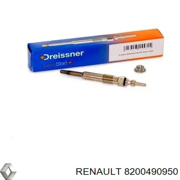 8200490950 Renault (RVI) Świeca żarowa