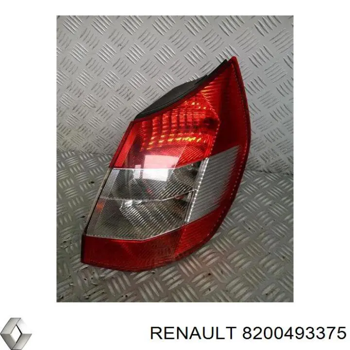Lampa zespolona tylna prawa Renault (RVI) 8200493375G cena, od 64,70 USD