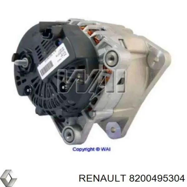 Alternator Renault (RVI) 8200495304 cena, od 174,86 USD
