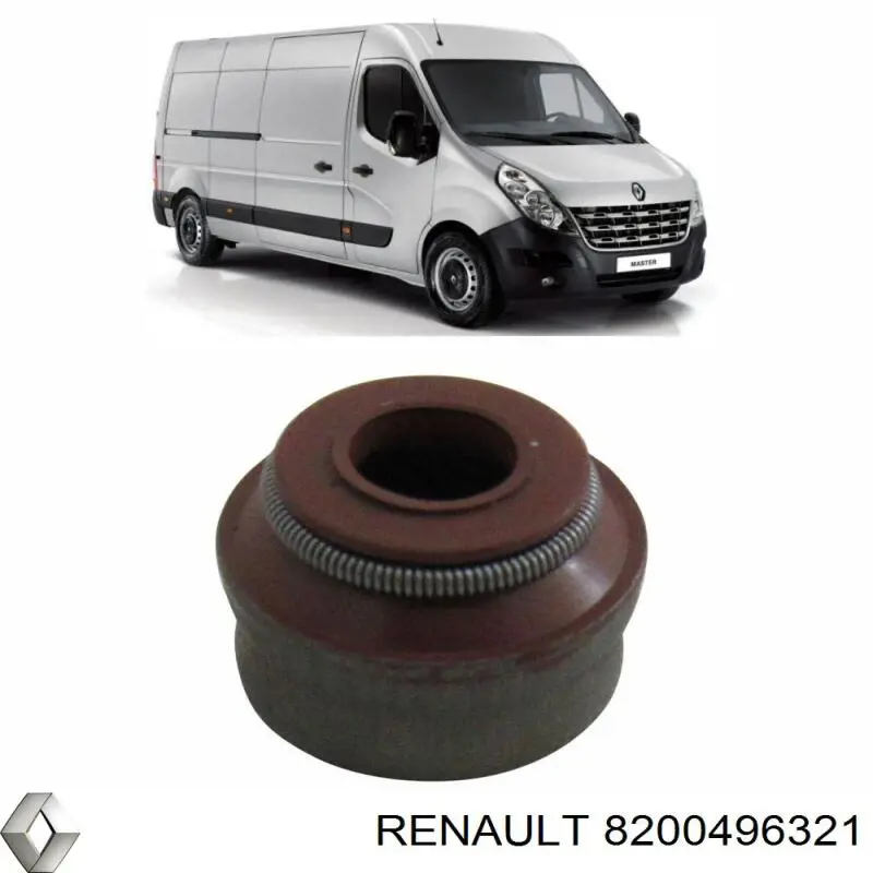 Do koszyka 8200496321 Renault (RVI) Uszczelniacz zaworu dolotowego/wylotowego
