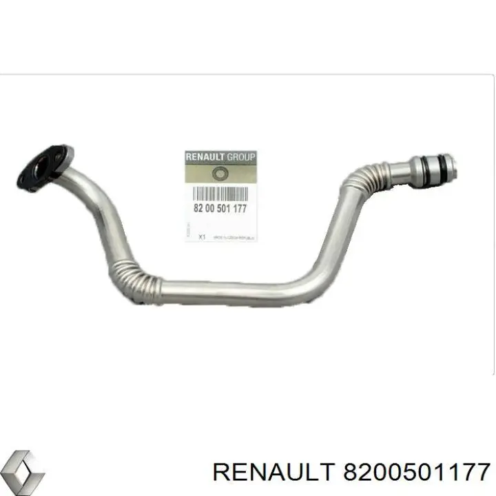 Rurka (przewód) spływu oleju z turbiny Renault (RVI) 8200501177 cena, od 52,82 USD