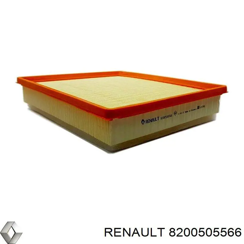 Do koszyka 8200505566 Renault (RVI) Filtr powietrza