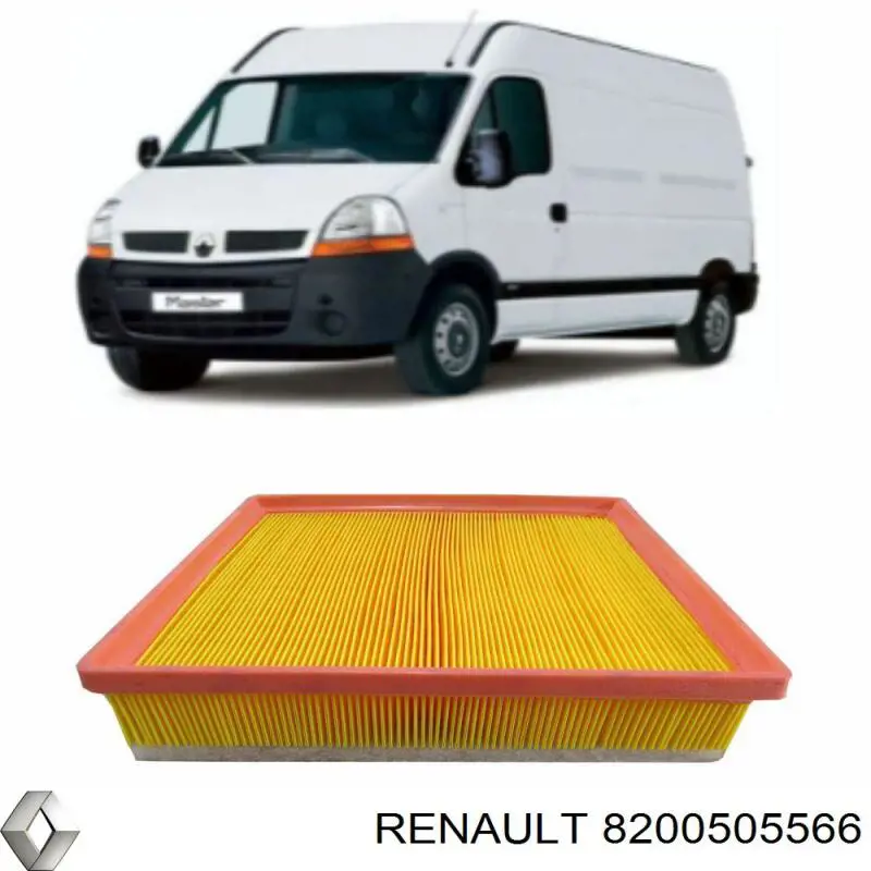 Filtr powietrza Renault (RVI) 8200505566 cena, od 12,13 USD
