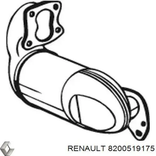 Konwerter-katalizator Renault (RVI) 8200519175 cena, od 384,95 USD