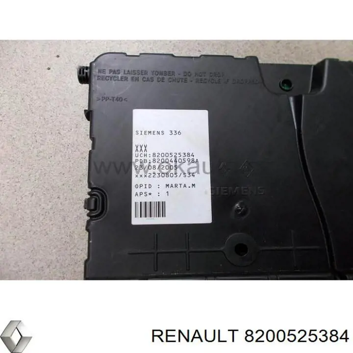 Blok komfortu do Renault Megane II KM0, KM1