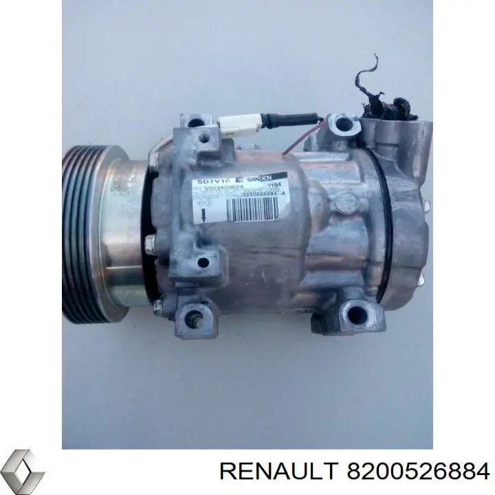 Sprężarka klimatyzacji Renault (RVI) 8200526884 cena, od 139,61 USD