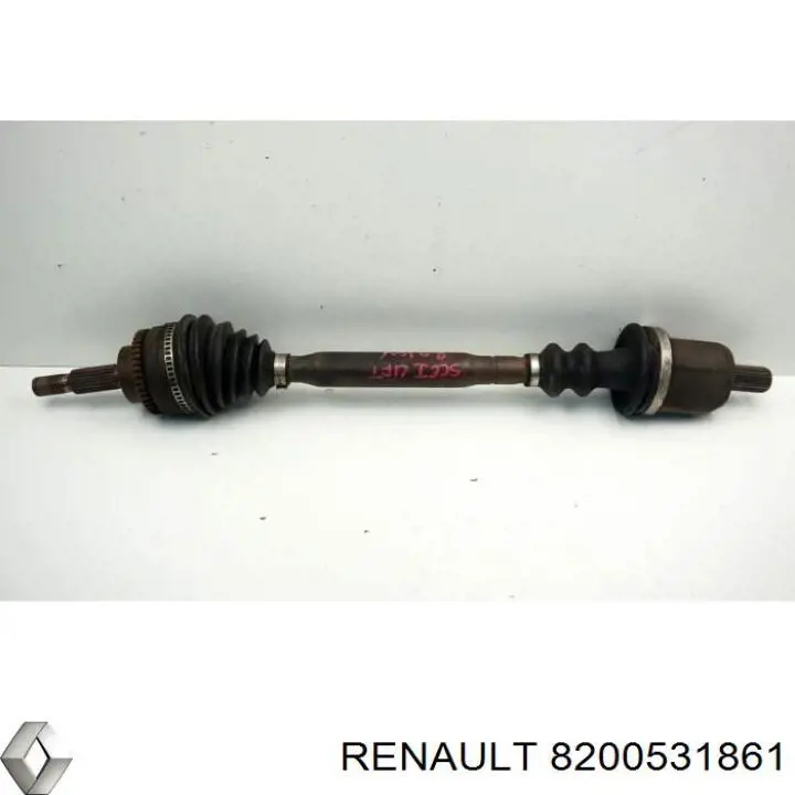 Półoś napędowa przednia lewa Renault (RVI) 8200531861 cena, od 96,17 USD