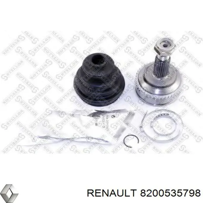 Półoś napędowa przednia lewa Renault (RVI) 8200535798 cena, od 113,80 USD