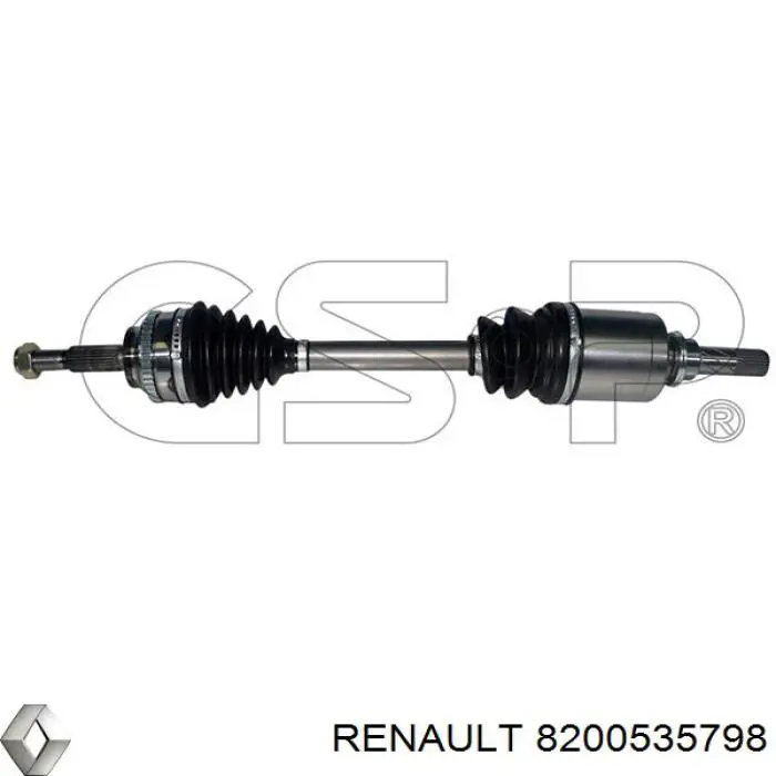 8200535798 Renault (RVI) Półoś napędowa przednia lewa