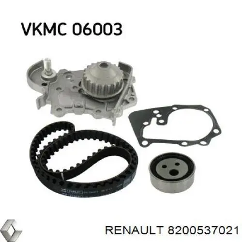 Pasek rozrządu Renault (RVI) 8200537021 cena, od 8,08 USD