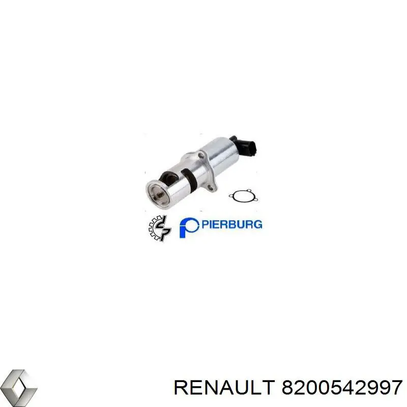 Zawór recyrkulacji spalin EGR 8200542997 Renault (RVI)