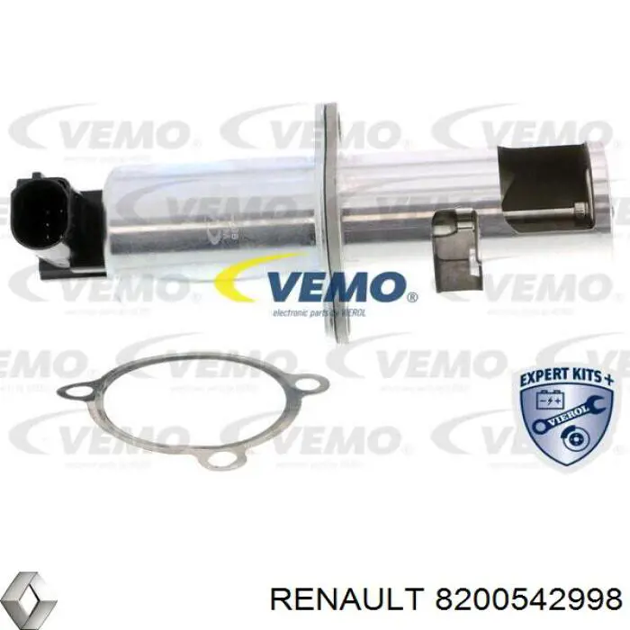 Zawór recyrkulacji spalin EGR Renault (RVI) 8200542998 cena, od 63,79 USD