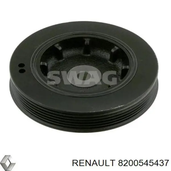 Do koszyka 8200545437 Renault (RVI) Koło pasowe wału korbowego