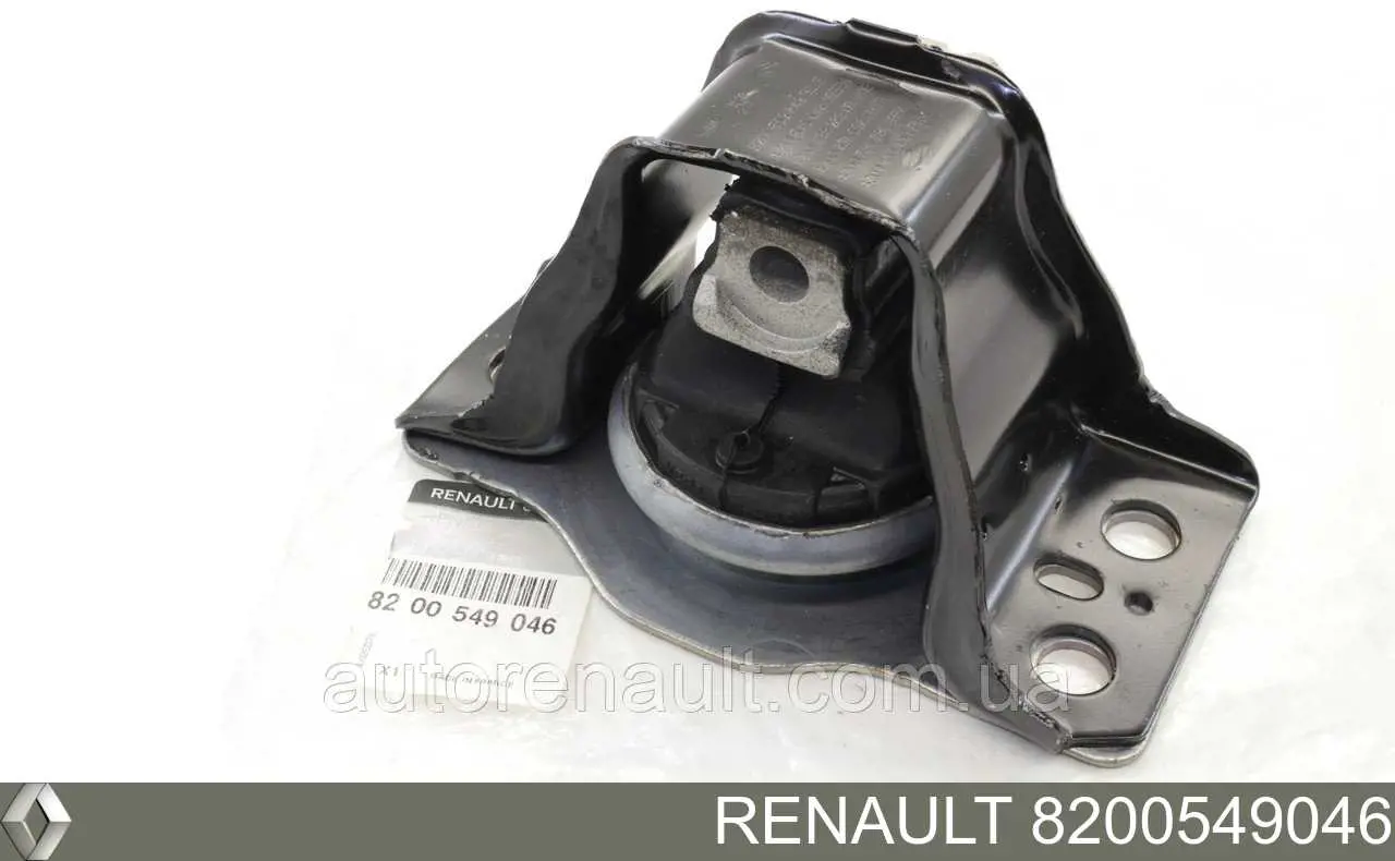 Poduszka (podpora) silnika prawa 8200549046 Renault (RVI)
