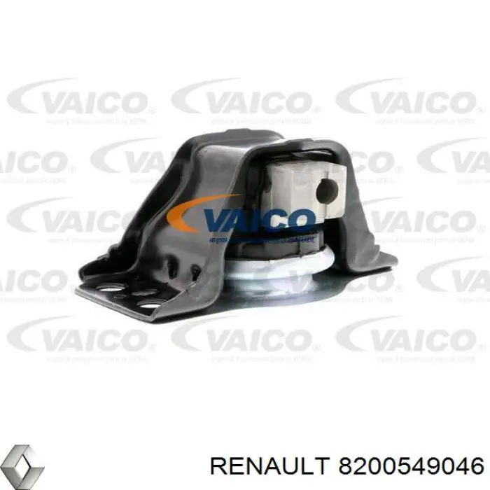 Poduszka (podpora) silnika prawa 8200549046 Renault (RVI)