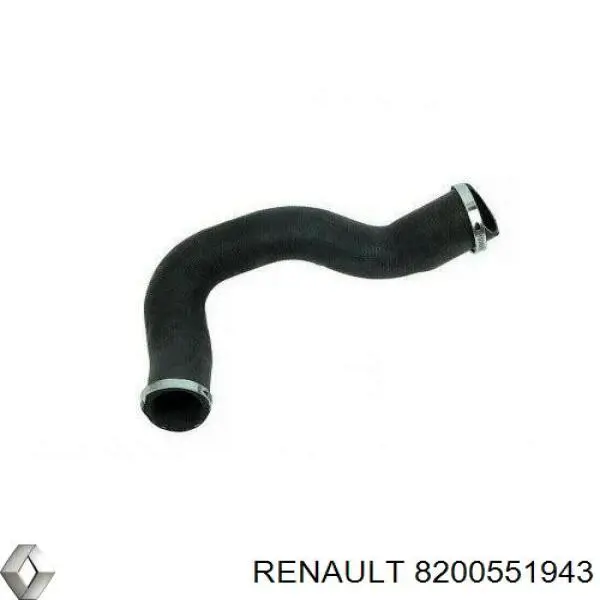 Przewód (króciec) intercoolera Renault (RVI) 8200551943 cena, od 38,00 USD