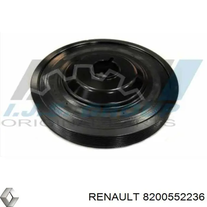 8200552236 Renault (RVI) Koło pasowe wału korbowego