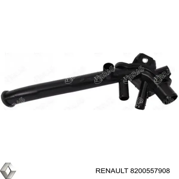 Przewód (króciec) układu chłodzenia Renault (RVI) 8200557908
