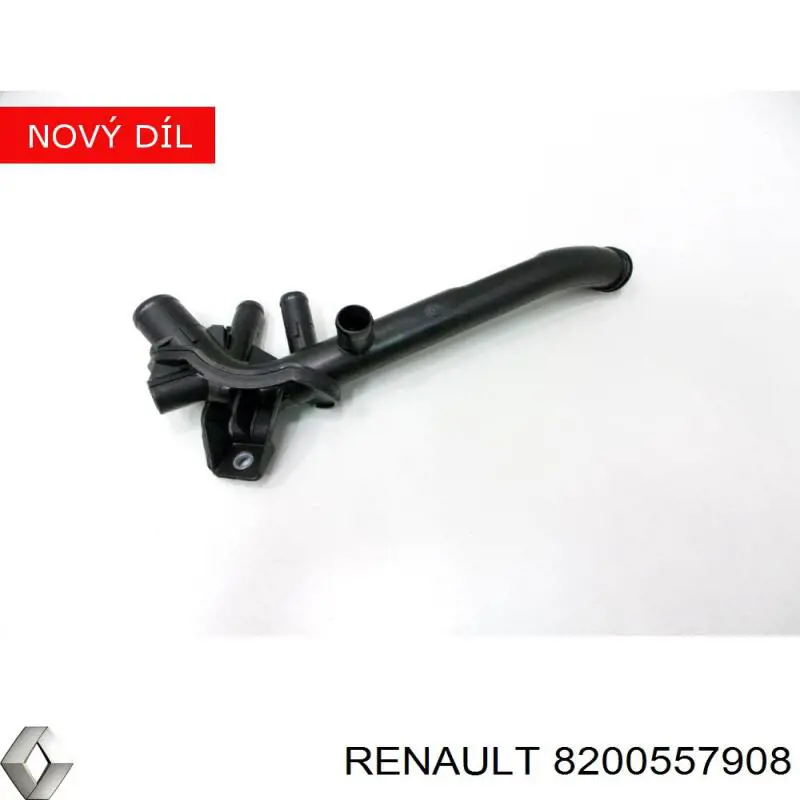 Przewód (króciec) układu chłodzenia Renault (RVI) 8200557908 cena, od 18,47 USD