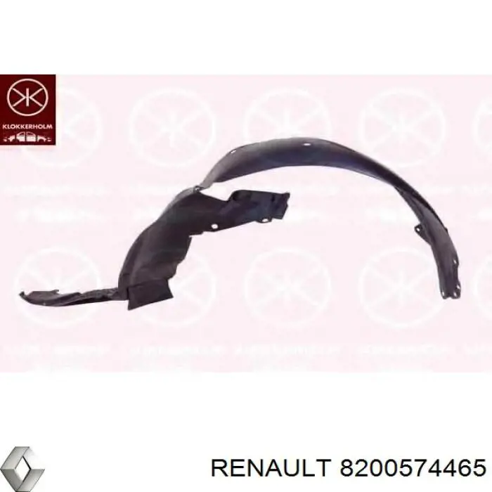 Nadkole błotnika przedniego lewe Renault (RVI) 8200574465 cena, od 31,87 USD