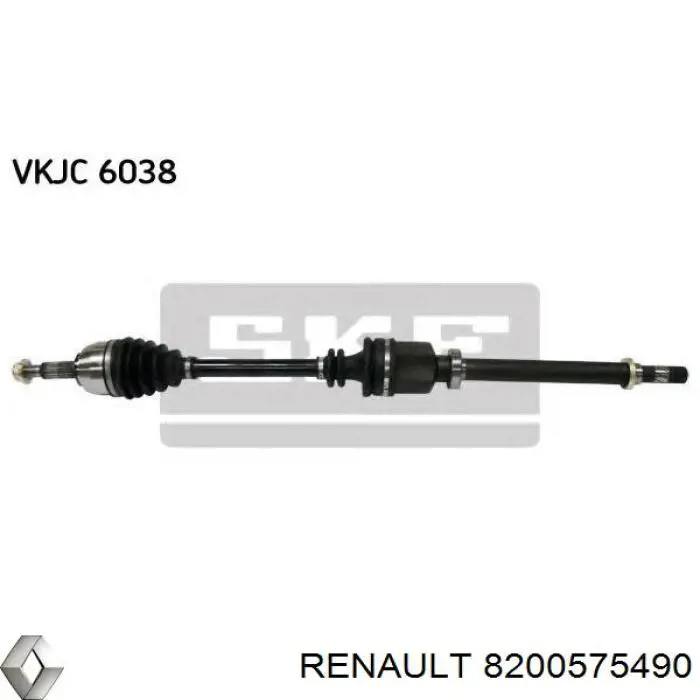 8200575490 Renault (RVI) Półoś napędowa przednia prawa