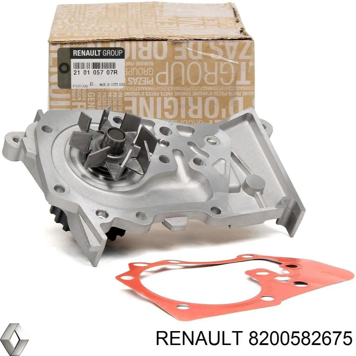 Do koszyka 8200582675 Renault (RVI) Pompa chłodząca wodna