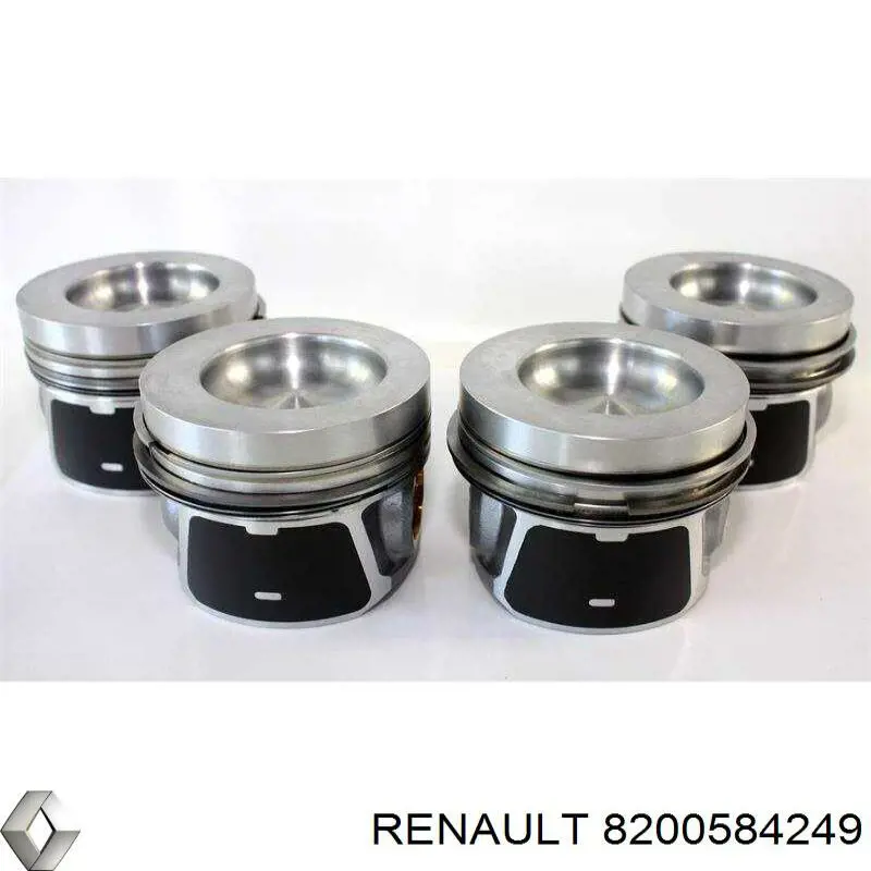 Do koszyka 8200584249 Renault (RVI) Tłok, komplet do jednego cylindru, STD