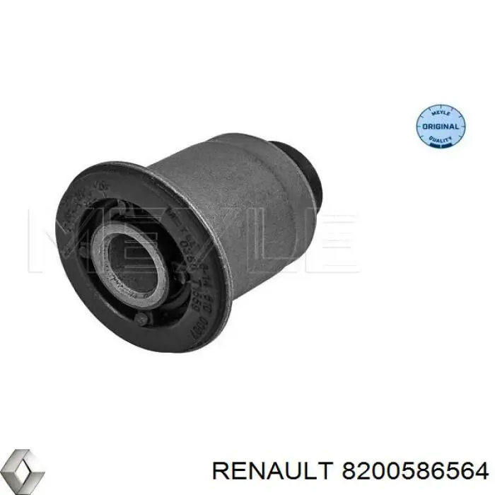 Silentblock przedniego wahacza dolnego 8200586564 Renault (RVI)