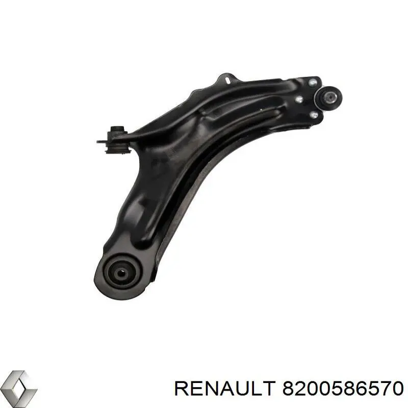 Silentblock przedniego wahacza dolnego 8200586570 Renault (RVI)