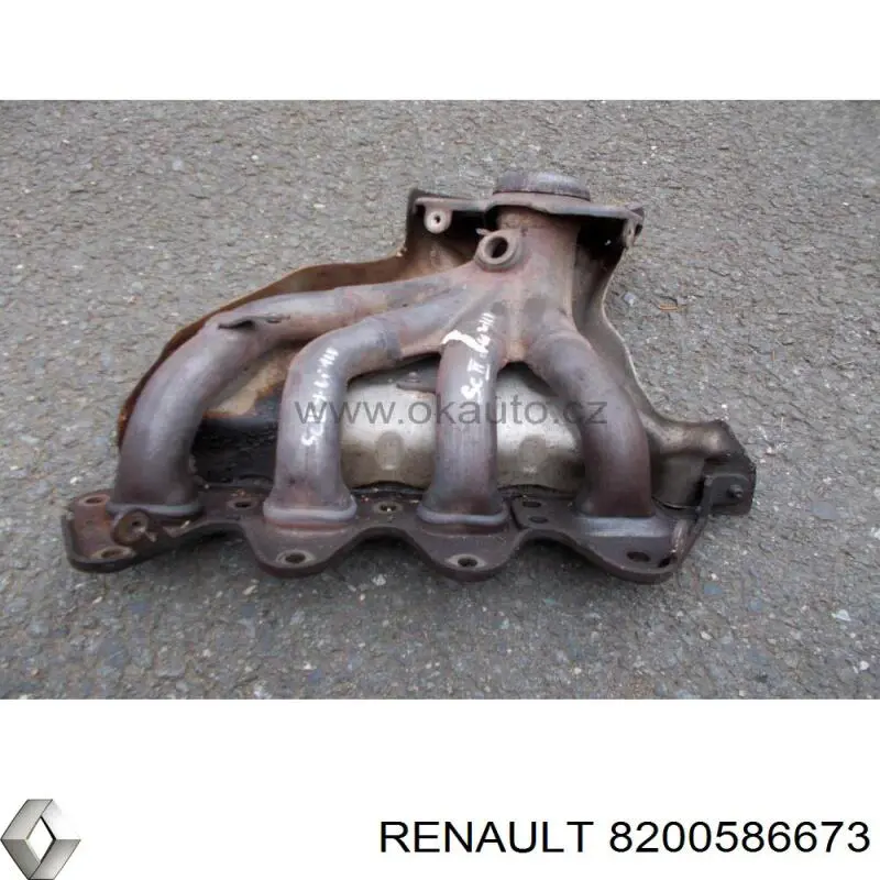 Kolektor wydechowy do Renault Fluence  B3