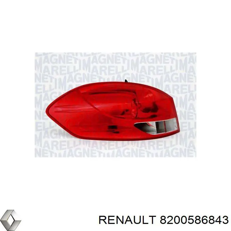 8200586843 Renault (RVI) Lampa zespolona tylna lewa