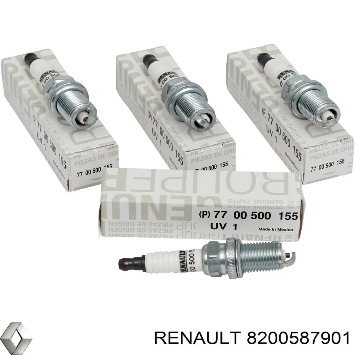 Świeca zapłonowa Renault (RVI) 8200587901