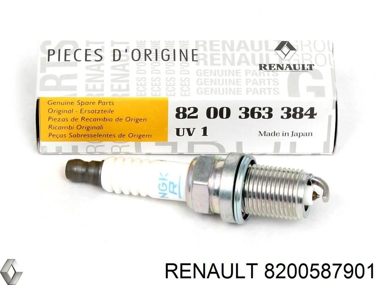 Świeca zapłonowa Renault (RVI) 8200587901 cena, od 18,47 USD