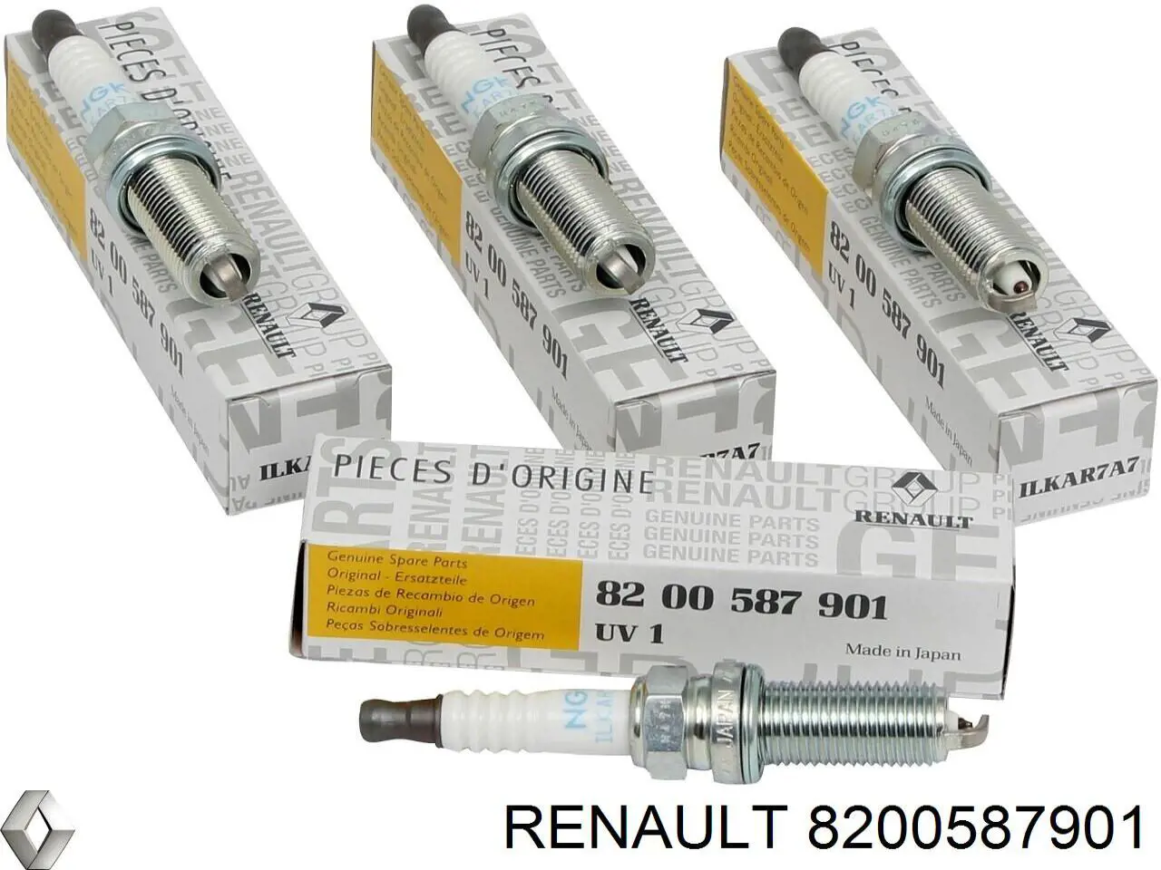 Świeca zapłonowa Renault (RVI) 8200587901 cena, od 18,47 USD