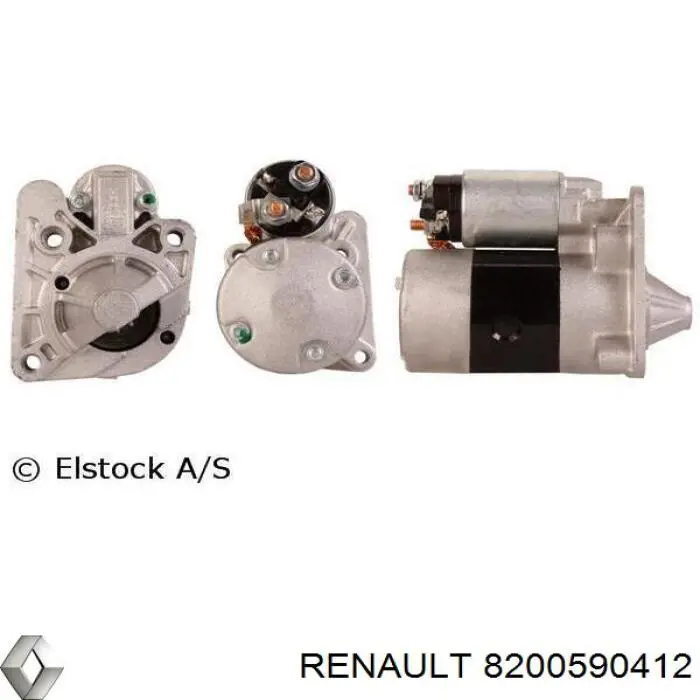 Rozrusznik 8200590412 Renault (RVI)