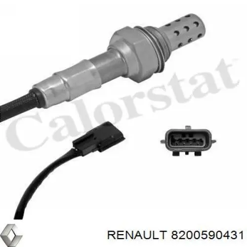 Do koszyka 8200590431 Renault (RVI) Sonda lambda czujnik tlenu przed katalizatorem