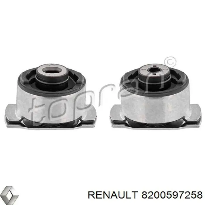 Silentblock tylnej belki Renault (RVI) 8200597258 cena, od 20,16 USD