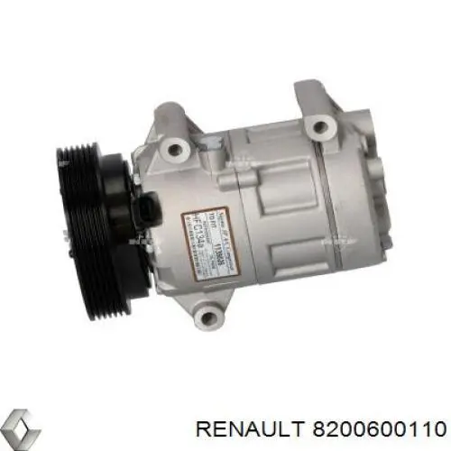 Sprężarka klimatyzacji 8200600110 Renault (RVI)