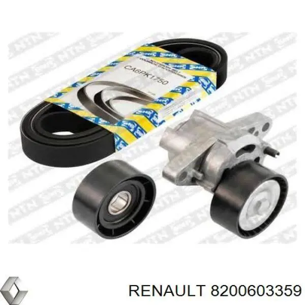Napinacz paska napędowego Renault (RVI) 8200603359 cena, od 64,98 USD