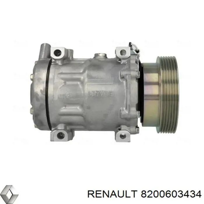 Sprężarka klimatyzacji Renault (RVI) 8200603434 cena, od 132,80 USD