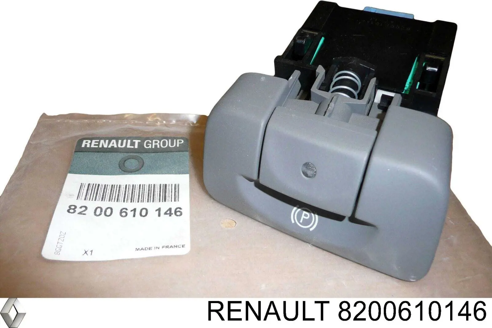 Do koszyka 8200610146 Renault (RVI) Rączka zwalniania hamulca postojowego (ręcznego)