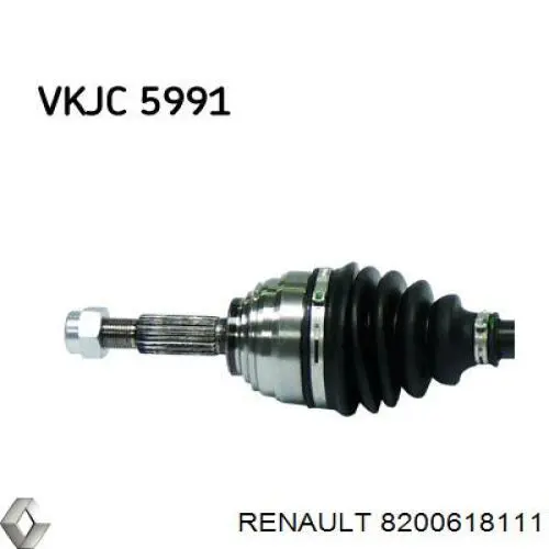 Półoś napędowa przednia prawa Renault (RVI) 8200618111 cena, od 76,62 USD